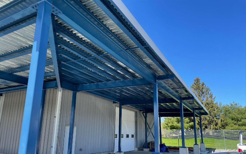 steel canopy